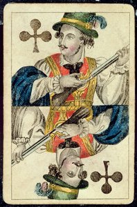 Carta de juego: Sota de tréboles